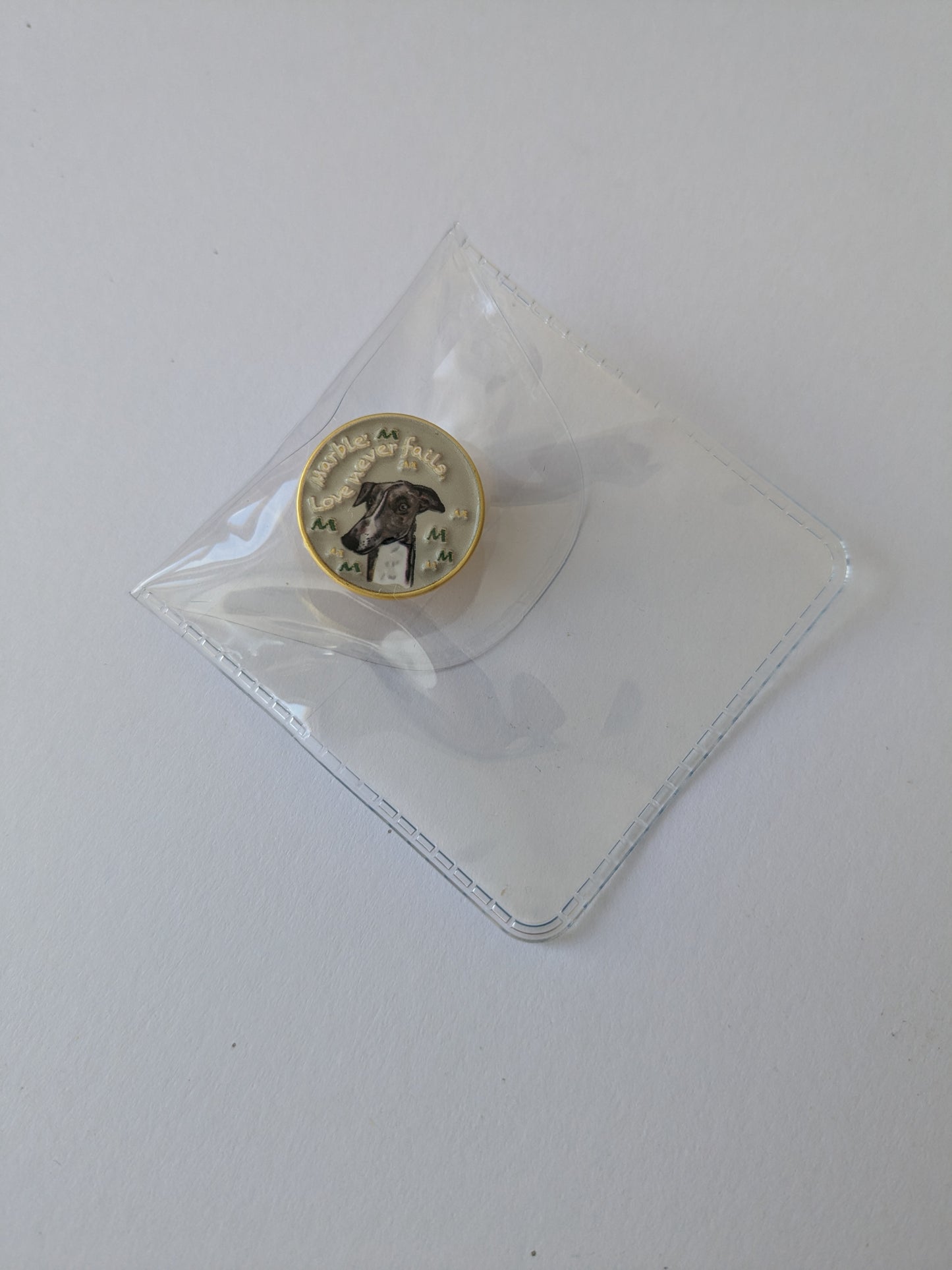 Marble's Enamel Pin